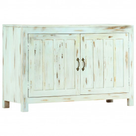 Servantă, albastru deschis, 110x35x70 cm, lemn masiv de mango - Img 11