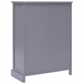 Servantă cu 10 sertare, gri, 113 x 30 x 79 cm, lemn - Img 8