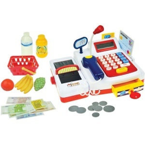 Set Happy People de Joaca Casa de Marcat cu Microfon si Accesorii 45055