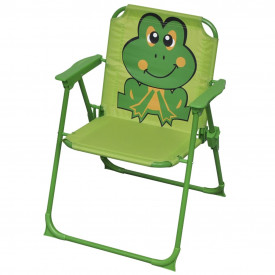 Set mobilier de exterior, cu umbrelă, pentru copii, verde - Img 4