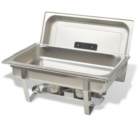 Set vase încălzire mâncare, 2 piese, oțel inoxidabil - Img 4