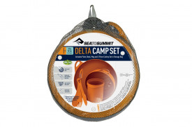 Set vesela camping 6 piese Sea To Summit Delta Camp Set, orange - Img 2