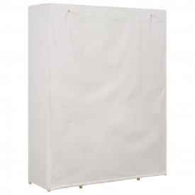 Șifonier, alb, 135x40x170 cm, material textil - Img 4