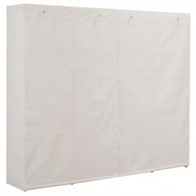 Șifonier, alb, 200 x 40 x 170 cm, material textil - Img 2
