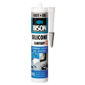Silicon Sanitar BISON, 280ml, gri - Img 2