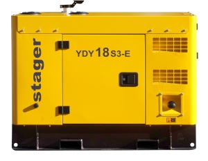 Stager YDY18S3-E Generator insonorizat 18kVA, 23A, 1500rpm, trifazat, diesel - Img 3