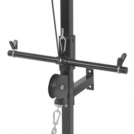 Turn de forță montat pe perete, set haltere și gantere 60,5 kg - Img 5