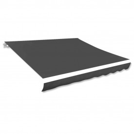 vidaXL Acoperiș de copertină din pânză, antracit, 436 x 296 cm