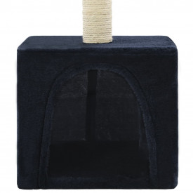 vidaXL Ansamblu pisici, stâlpi din funie sisal, 55 cm, albastru închis - Img 6