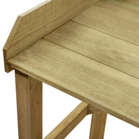 vidaXL Banc de lucru, 75 x 40 x 90 cm, lemn de pin tratat, FSC - Img 5