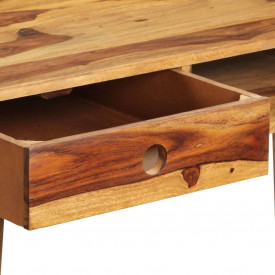 vidaXL Birou de scris, 110 x 55 x 76 cm, lemn masiv de palisandru - Img 5