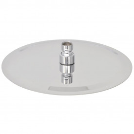 vidaXL Cap de duș tip ploaie, 2 buc., Ø 25 cm, oțel inoxidabil - Img 5