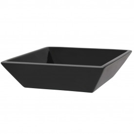 vidaXL Chiuvetă ceramică pătrată, Negru, 41,5x41,5x12 cm - Img 4