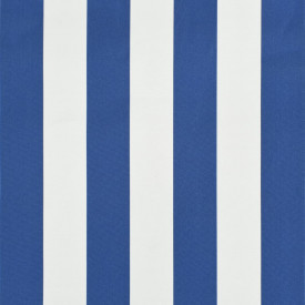 vidaXL Copertină retractabilă, albastru și alb, 250 x 150 cm - Img 7