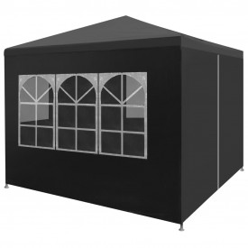 vidaXL Cort pentru petrecere, 3 x 3 m, antracit