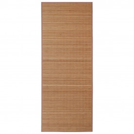 vidaXL Covor din bambus 100x160 cm Maro - Img 2
