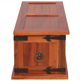 vidaXL Cufăr de depozitare, 60 x 25 x 22 cm, lemn masiv de salcâm - Img 3