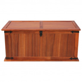 vidaXL Cufăr de depozitare, 79 x 34 x 32 cm, lemn masiv de salcâm - Img 2