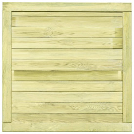 vidaXL Poartă de grădină, 100 x 100 cm, lemn de pin tratat, FSC - Img 3