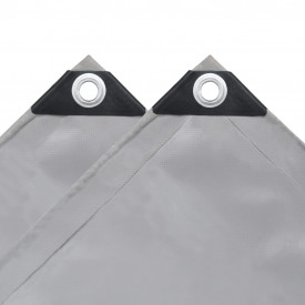 vidaXL Prelată, gri, 1,5 x 20 m, 650 g / m² - Img 4