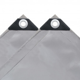 vidaXL Prelată, gri, 1,5 x 6 m, 650 g / m² - Img 4
