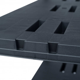 vidaXL Rafturi de depozitare 2 buc. negru 90x40x138 cm plastic 220 kg - Img 6