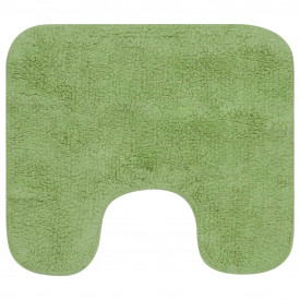 vidaXL Set covorașe baie, 2 buc., textil, verde - Img 3