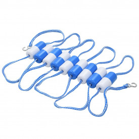 vidaXL Șnur separator de siguranță pentru piscină, 6 m, plastic - Img 2