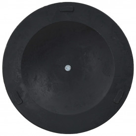 vidaXL Suport umbrelă de soare, bronz, 13 kg, polirășină, rotund - Img 5