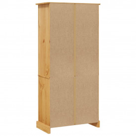 Bibliotecă 5 rafturi, pin mexican, stil Corona 81 x 29 x 170 cm - Img 5