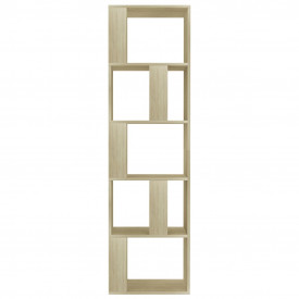 Bibliotecă/Separator cameră, stejar Sonoma, 45x24x159cm, PAL - Img 5