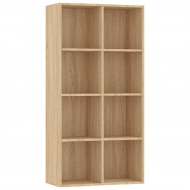 Bibliotecă/Servantă, stejar Sonoma, 66 x 30 x 130 cm, PAL - Img 2