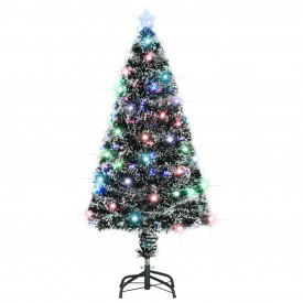 Brad de Crăciun artificial cu suport/LED, 120 cm, 135 ramuri