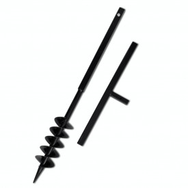 Burghiu manual găuri în pământ 100 mm cu tub prelungitor 13 m - Img 4