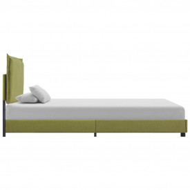 Cadru de pat, verde, 90 x 200 cm, material textil - Img 3