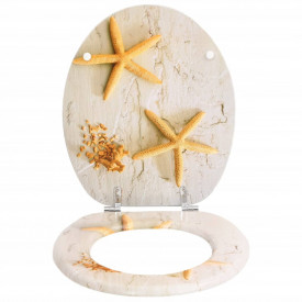 Capac WC MDF design stea de mare - Img 2