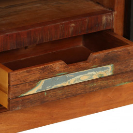Comodă TV, 110x30x45 cm, lemn masiv reciclat - Img 8