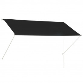 Copertină retractabilă, antracit, 250 x 150 cm - Img 2