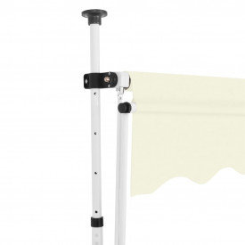 Copertină retractabilă, crem, 400 cm, acționare manuală - Img 3