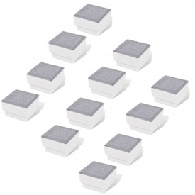 Corp de iluminat încastrabil cu LED 100 x 100 x 68 mm, 12 buc. - Img 2