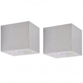 Corpuri de iluminat tip cub pentru perete exterior, 2 buc. - Img 2