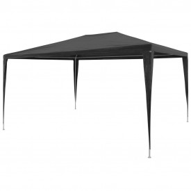 Cort de petrecere, antracit, 3 x 4 m, PE