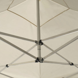 Cort de petrecere pliabil cu pereți, crem, 3 x 3 m, aluminiu - Img 8