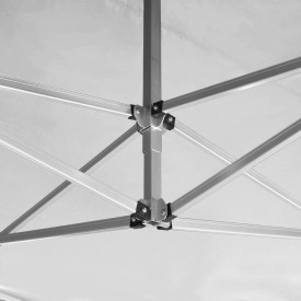 Cort de petrecere pliabil profesional, alb, 4,5x3 m, aluminiu - Img 7