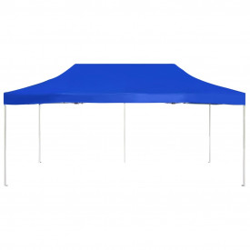 Cort de petrecere pliabil profesional albastru 6x3 m aluminiu - Img 3