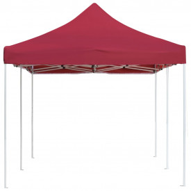 Cort de petrecere pliabil profesional, roșu vin, 6x3m, aluminiu - Img 4