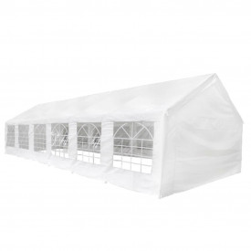 Cort petreceri 12 x 6 m, alb - Img 2