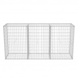 Coș gabion din oțel, 200 x 50 x 100 cm - Img 4