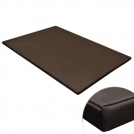Covor plat dreptunghiular pentru câini, maro, XL - Img 1