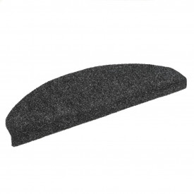 Covorașe autocolante scări, 15 buc, 65 x 21 x 4 cm, gri închis - Img 2